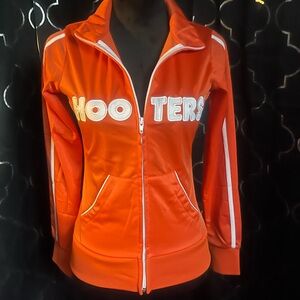 Hooters Women's Vibrant Orange Bomber Jacket